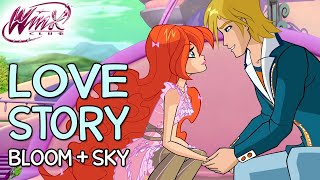 Winx Club  Bloom and Skys love story from Season 1 to Season 7 [upl. by Yeltnerb]