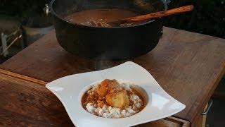 FischCurry aus dem Dutch Oven Dopf [upl. by Domenech132]