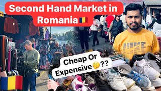 Ghumne Gaya Tha Romania🇷🇴 Ke Second Hand Market  Cheapest Market in Romania 🇷🇴 [upl. by Leimaj]