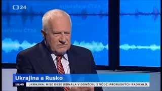 Václav Klaus o Ukrajine quotTo vyhrotil Západ to vyhrotila západní Evropa to vyhrotily USAquot [upl. by Gene]