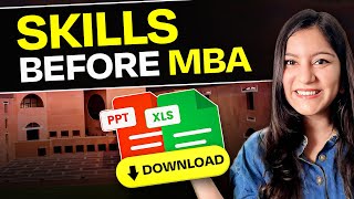 5 Skills You MUST Learn Before MBA in 2024 [upl. by Anuhsal]