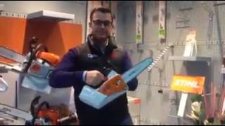 STIHL MSA 160 T MOTOSEGA da pota professionale a batteria PROVA test LE DUE RUOTE Bisignano [upl. by Atalee]