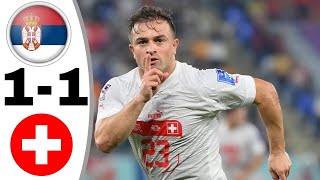 Switzerland vs Serbia 11 Match Highlights amp All Goals 2024 HD [upl. by Helaina]