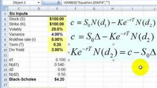 Mapping a European stock option [upl. by Rafa]