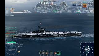 WoWs Graf Zeppelin B   ranked 6 vs 6   3 kills [upl. by Atiseret]