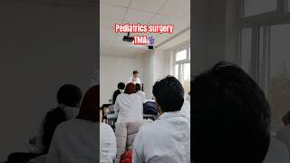 Pediatrics surgery class 😯⚕️  Tashkent medical academy Uzbekistan mbbsabroad uzbekistan neet [upl. by Ellehc]