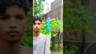 Amazing Diwali Rocket Making 🚀 shorts diwali experiment [upl. by Leahcimdivad]