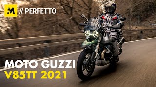 Moto Guzzi V85TT Centenario TEST vi raccontiamo come va la versione euro 5  2021 [upl. by Haelak]