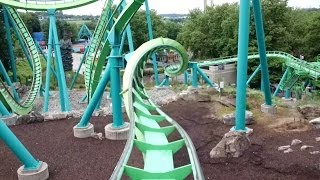 Hydra Front Seat POV 2014 FULL HD Dorney Park [upl. by Ajay592]