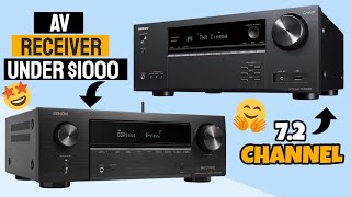 Best AV Receiver Under 1000 Dollar In November 2022  Budget 72 Channel AV Receivers Top 5 [upl. by Gee854]