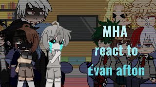 •MHA REACT TO AFTONS•  Evancc Afton  part 2  mha  fnaf  my au [upl. by Chuck]