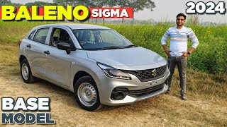 2024 Suzuki Baleno Sigma Base Model Review and Walkaround ✅🔥 l Baleno Sigma Review ✅ l MRCars [upl. by Gardell]