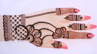 😱🔥easy top Arabic mehndi designweddingDulhan special mehndidesignsimplehenna madhieid mehandi [upl. by Etiuqal]