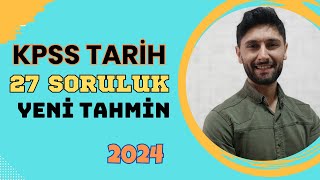 KPSS Tarih Yeni Tahmin 2024  KPSS LisansÖnlisans kpss kpss2024 [upl. by Farlee290]