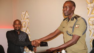 RPC Elgon pays Courtesy Visit To Security Shield Bouncers Officers asks them to embrace Govt Progrm [upl. by Mckale281]