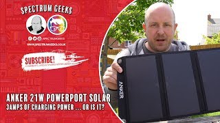 21W Anker PowerPort Solar Unboxing and Review [upl. by Enytnoel]