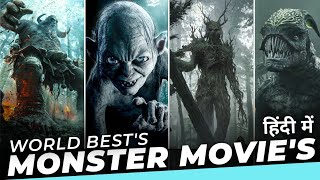 TOP 5 Greatest Giant Movie Monsters  Biggest Movie Monsters Explained in Hindi  Part  2 [upl. by Id]