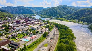 Appalachian Rivertown Hinton West Virginia Home of Folk Hero John Henry [upl. by Lebar]