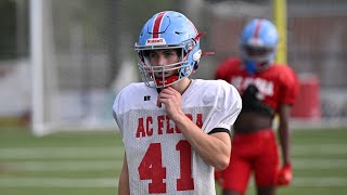 AC Flora JV Football vs South Pointe [upl. by Nylatsyrk328]