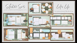 Studio Sus LAKE LIFE 12 X 12 Scrapbooking Workshop Overview [upl. by Tommy481]