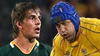 Eben Etzebeth quotheadbuttquot to Nathan Sharpe [upl. by Earesed]