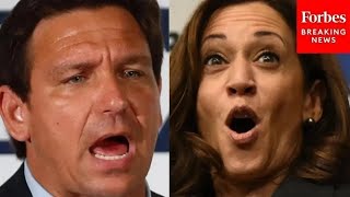 DeSantis Defends His Refusal To Take Kamala Harriss Phone Calls About Hurricanes Helene And Milton [upl. by Anyehs]