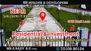 Low Budget Plots in Sholinganallur Chennai 🤩 Residential amp Investment Plots [upl. by Ariamoy]