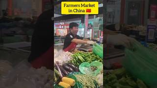 Farmers Market in China🇨🇳chinatravelvlogfarmersmarket chineselifestyle indianinchinachinesefood [upl. by Rednasxela]