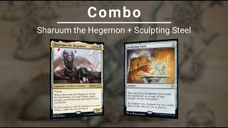 EDH COMBO Sharuum the Hegemon  Sculpting Steel [upl. by Sergias]