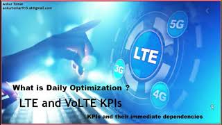 Daily KPIs Report and KPIs of LTE amp VoLTE [upl. by Ruscio]