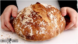 3 Ingredient Italian NO KNEAD BREAD  The Easiest way to make Bread [upl. by Baumbaugh730]