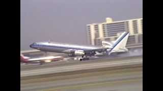 Eastern Air Lines Lockheed L10113851 Arriving amp Departing LAX [upl. by Akit]