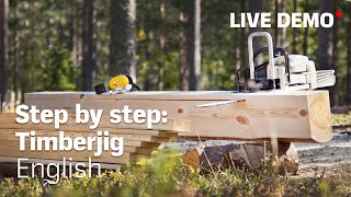 LOGOSOL  Live demo  Step by step Timberjig [upl. by Bren776]