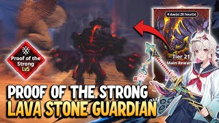 Lava Stone Guardian Encore Mission  Proof of the Strong Lv 5 Wind Team  Solo Leveling ARISE [upl. by Kiel]