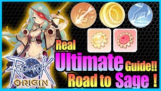 Real ULTIMATE SAGE Guide Equipment Skill with Tips Included Ragnarok Origin Global [upl. by Nanfa]