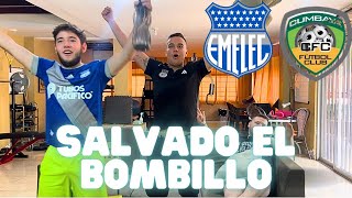 Emelec 3 vs Cumbaya 0  reacción de amigos  liga pro 2023 [upl. by Oicnecserc630]