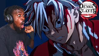 quotTo Defeat Muzan Kibutsujiquot Demon Slayer Season 4 Episode 1 REACTION VIDEO [upl. by Darcee]