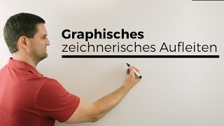 Graphisches zeichnerisches Ableiten Differenzieren  Mathe by Daniel Jung [upl. by Shakti]