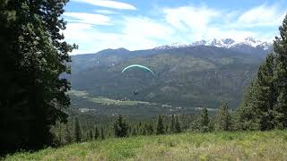 Launcher 10 Madhu Chikkaraju C3690 Paragliding Goat Peak Mazama 07082024 [upl. by Older110]