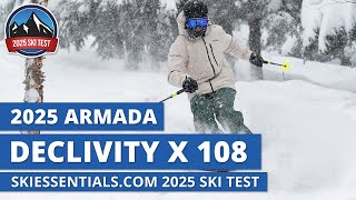 2025 Armada Declivity X 108  SkiEssentialscom Ski Test Review [upl. by Yttik]