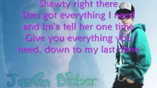 Justin Bieber  One Time Karaoke with Lyrics [upl. by Nhaj]