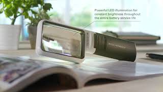 Eschenbach mobilux LED Illuminated handheld magnifiers [upl. by Aleik]