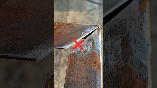 Not many people know how to properly weld gaps in loose angle iron joints [upl. by Ateiluj302]