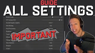 GUIDE FULL PUBG SETTINGS GUIDE  GraphicsKeybindsGameplay settings  Learn the important ones [upl. by Cogswell191]