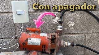 Como poner un apagador a una bomba de agua [upl. by Shreve]