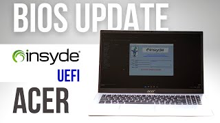 UPDATE BIOS in ACER Laptops INSYDE UEFI [upl. by Hnilym]