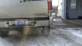 2002 43 blazer exhaust sound [upl. by Descombes]