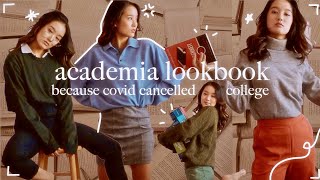 a preppy lightdark academia lookbook cuz covid just canceled my fall semester  brown uni [upl. by Gabriellia482]