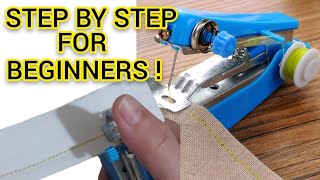 How to Use an Edge Stitcher Attachment  Sewing Machine [upl. by Kcarb343]