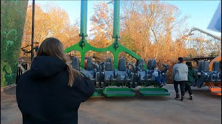 Busch Gardens Williamsburg Finnegan’s Flyer with Darian [upl. by Akienom]